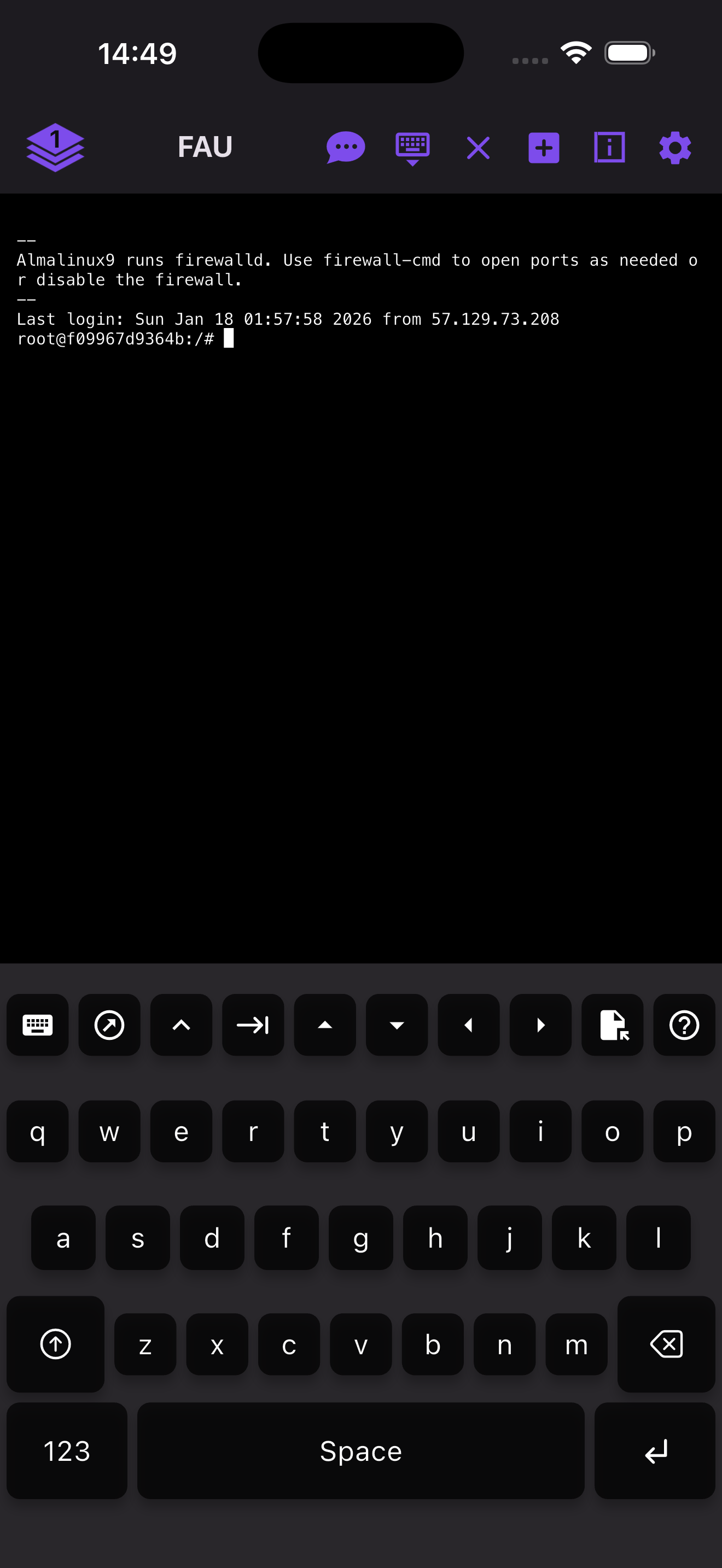 TermuxUS Terminal Session